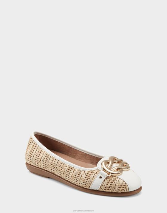 rafia natural plana Aerosoles F846219 mujer