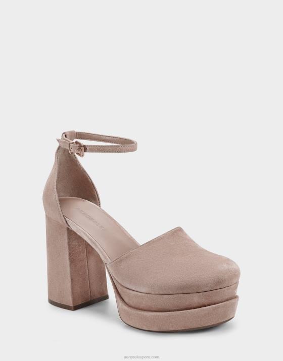 bomba de ante natural Aerosoles F846360 mujer