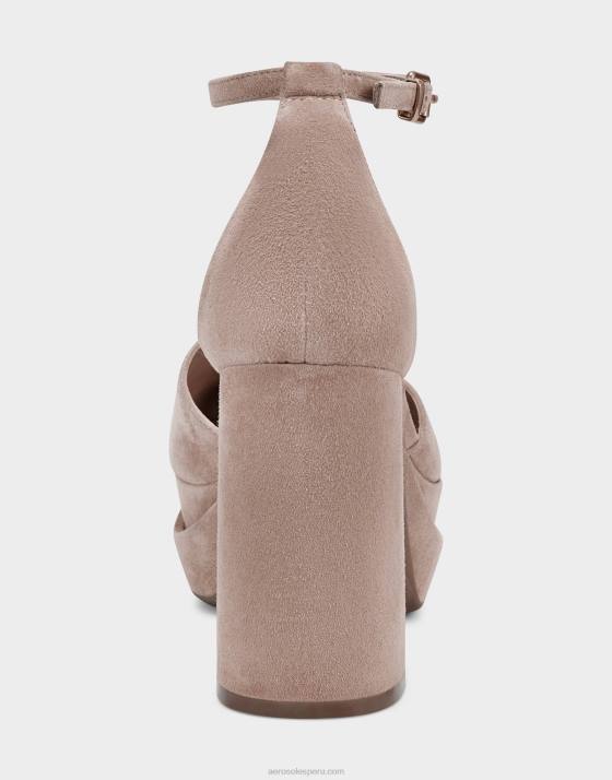 bomba de ante natural Aerosoles F846360 mujer