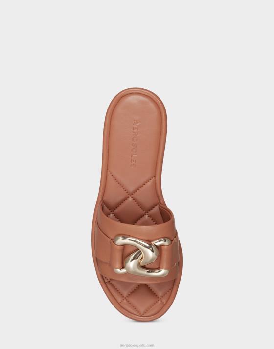 deslizar cuero bronceado Aerosoles F846283 mujer