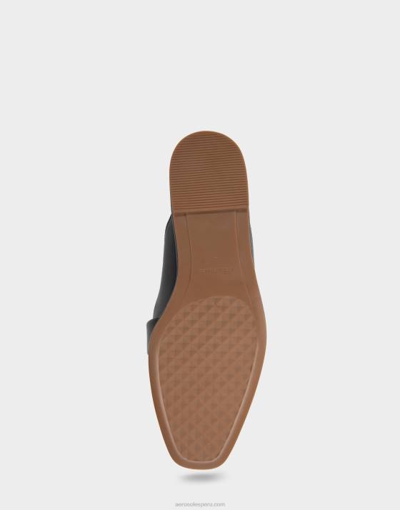 diapositiva de cuero negro Aerosoles F846276 mujer