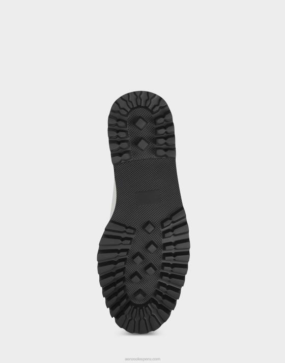 mocasín de cuero blanco Aerosoles F846156 mujer