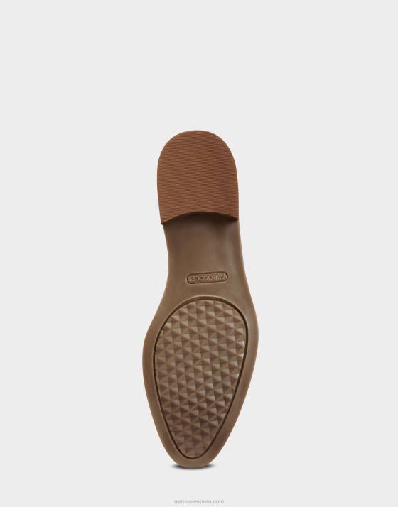 mocasín de cuero negro Aerosoles F846143 mujer