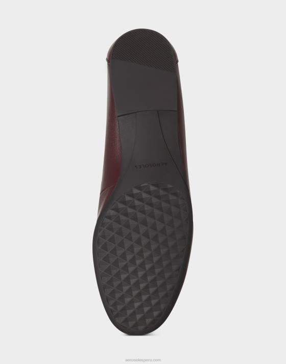 mocasín piel burdeos Aerosoles F846202 mujer