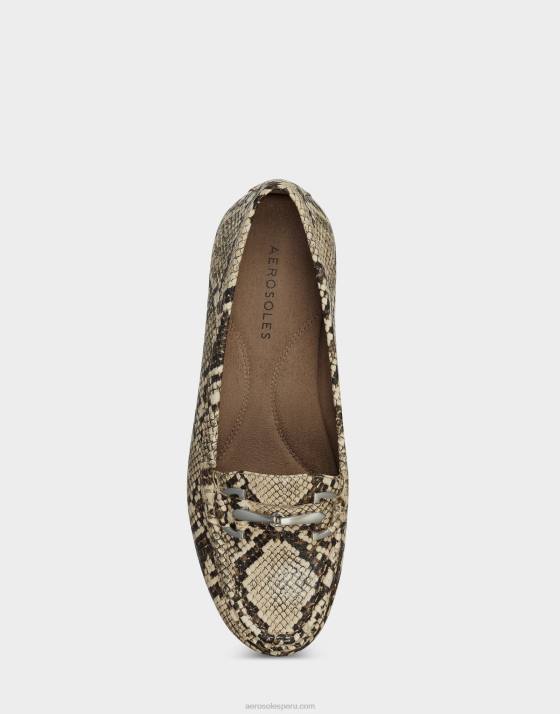 mocasín serpiente natural Aerosoles F846177 mujer