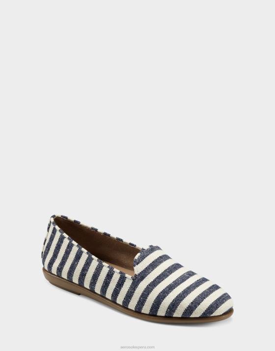 mocasín tejido rayas azul oscuro Aerosoles F846207 mujer