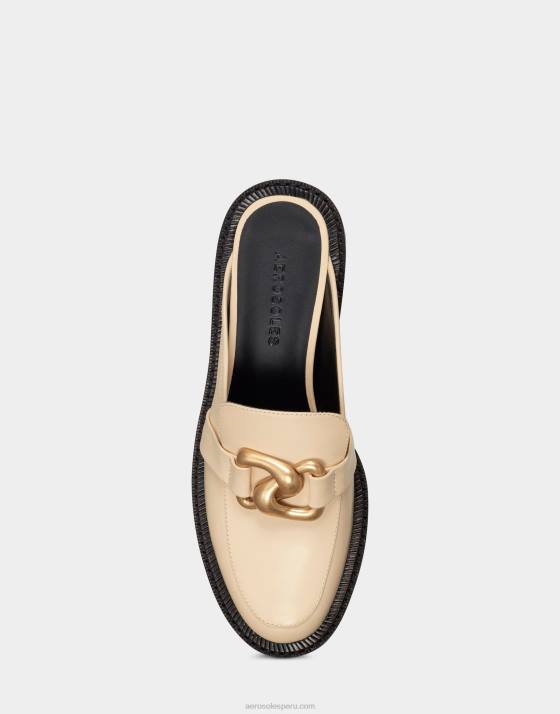 mula de cuero de cáscara de huevo Aerosoles F846190 mujer