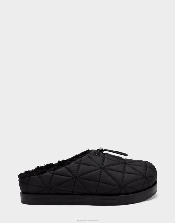 mule de nailon negro Aerosoles F846264 mujer