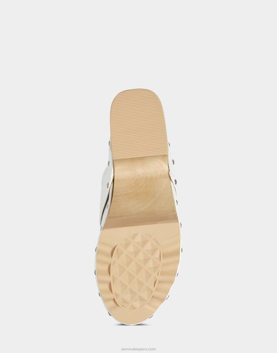 zueco blanco Aerosoles F846268 mujer